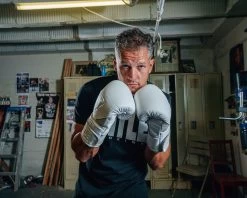 TITLE White Boxing Training Gloves 2.0 -Boxing Shop WHTG2 3