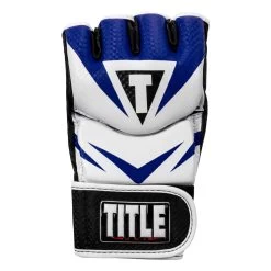 TITLE MMA Command Pro Fight Gloves -Boxing Shop XMCPFG BL WH 003