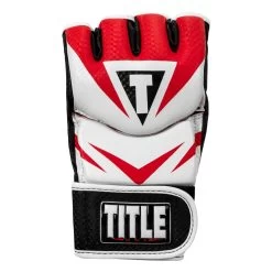 TITLE MMA Command Pro Fight Gloves -Boxing Shop XMCPFG RD WH 003