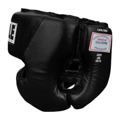 TITLE Boxing USA Boxing Competition Headgear - With Cheeks -Boxing Shop achx bk 3