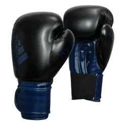 Adidas Hybrid 100 Boxing Gloves -Boxing Shop adih100 bk bl 002