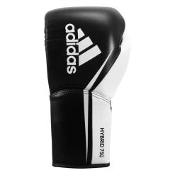 Adidas Hybrid 350 Elite Pro Fight Gloves -Boxing Shop adih750fg bk wh 3 1