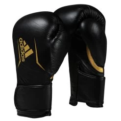 Adidas Speed 175 Leather Training Gloves -Boxing Shop adisbg175 bk gd 1 3