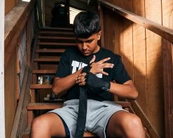 TITLE Boxing Advanced Semi-Elastic 110” Assorted Hand Wraps (10 Pair) -Boxing Shop asahw10 3