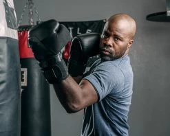 TITLE Black Phantom Bag Gloves -Boxing Shop bkpbg bk 5