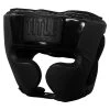 TITLE Black Training Headgear -Boxing Shop bkthg bk 1 2