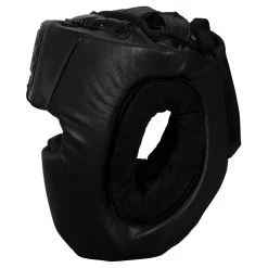 TITLE Black Training Headgear -Boxing Shop bkthg bk 3