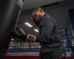 TITLE Boxing Leather Big League Bag Gloves -Boxing Shop blbg2 bk rd wh 4 2