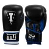 TITLE Boxing Leather Big League Training Gloves 1 TITLE Boxing Leather Big League Training Gloves -Boxing Shop bltg2 bk bl 01