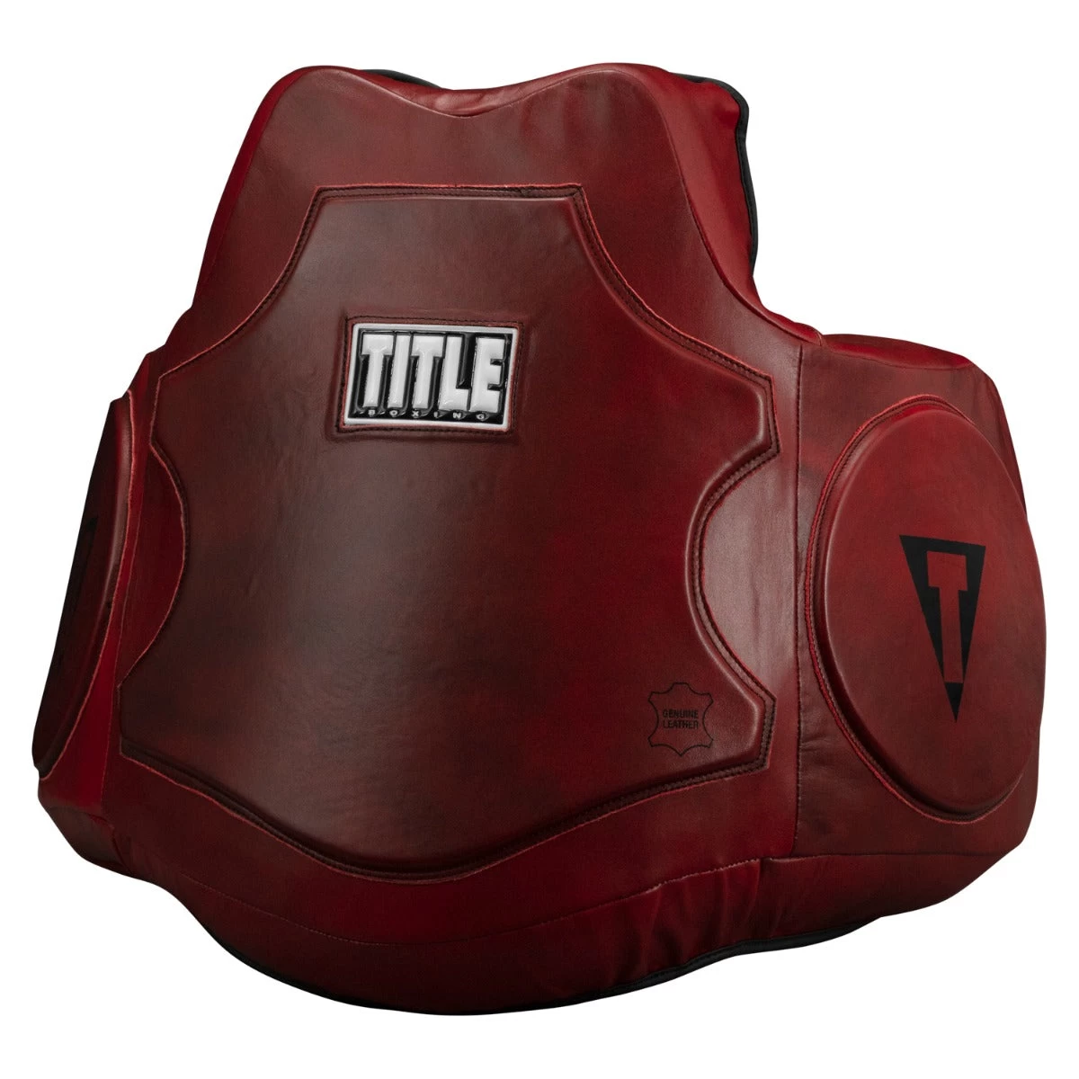 TITLE Boxing Blood Red Leather Body Protector 3 TITLE Boxing Blood Red Leather Body Protector