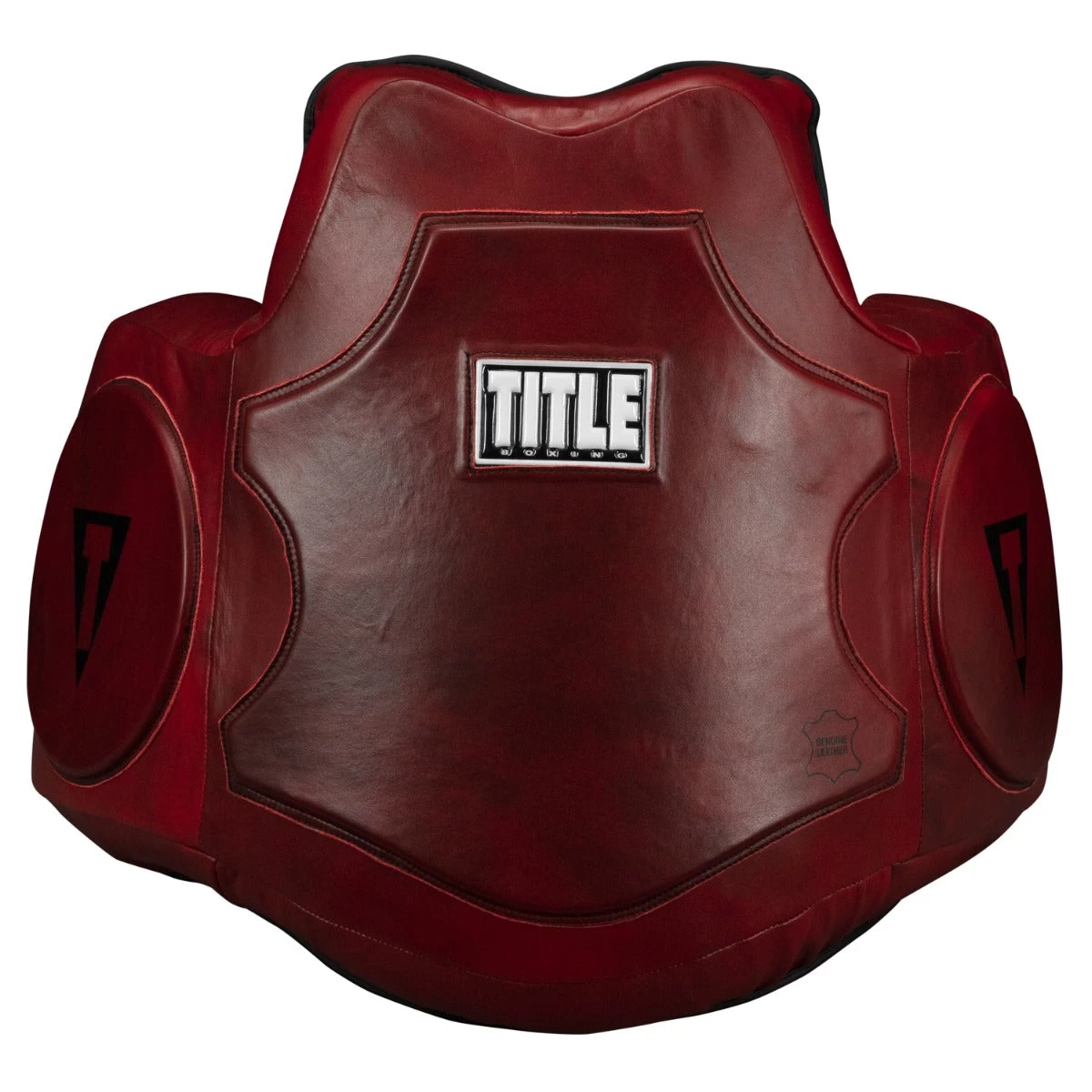 TITLE Boxing Blood Red Leather Body Protector 5 TITLE Boxing Blood Red Leather Body Protector - Image 3