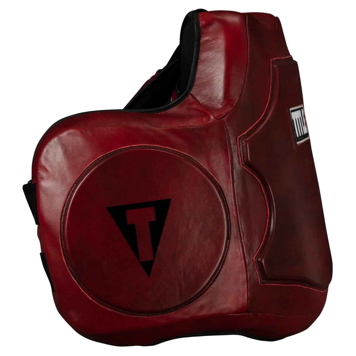 TITLE Boxing Blood Red Leather Body Protector 6 TITLE Boxing Blood Red Leather Body Protector - Image 4