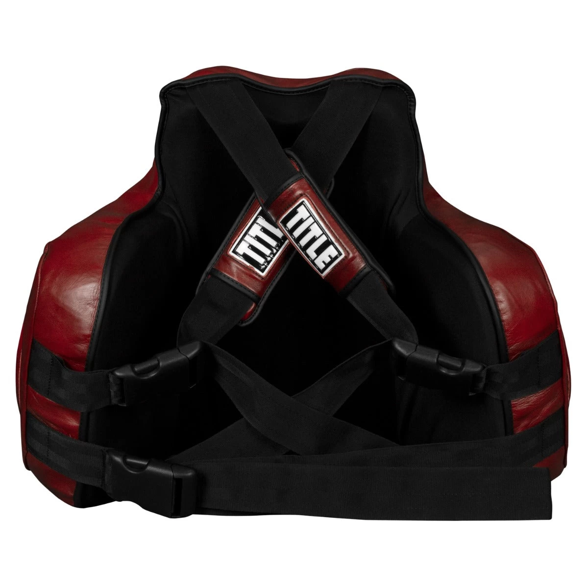 TITLE Boxing Blood Red Leather Body Protector 7 TITLE Boxing Blood Red Leather Body Protector - Image 5