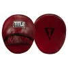 TITLE Boxing Blood Red Leather Punch Mitts 1 TITLE Boxing Blood Red Leather Punch Mitts -Boxing Shop brmmpm rd 1