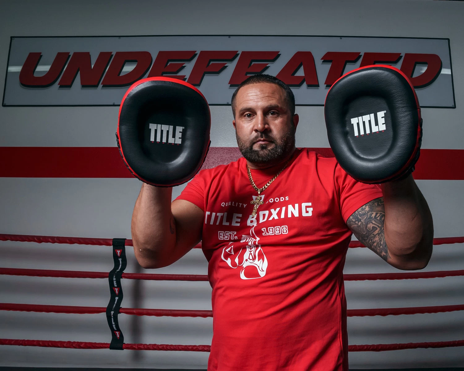 TITLE Boxing Leather Combination Focus Mitts 2.0 10 TITLE Boxing Leather Combination Focus Mitts 2.0 - Image 8