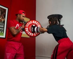 TITLE Boxing Combination Punch Shield -Boxing Shop cbps rd wh 1