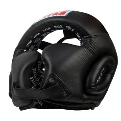 TITLE Classic Traditional Training Headgear 2.0 -Boxing Shop cphgt2 bk 4