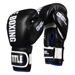 TITLE Boxing Gel Soft Strike Bag Gloves -Boxing Shop cssgbg1 bk bl 02