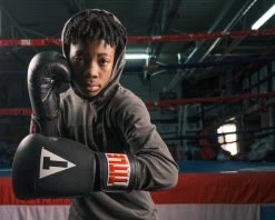 TITLE Classic Leather Elastic Training Gloves 2.0 -Boxing Shop ctsgv22 bk