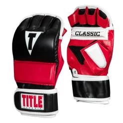 TITLE Classic Wristwrap Heavy Bag Gloves -Boxing Shop cwhbg3 rd bk 2 1