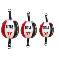 TITLE Boxing Infused Foam Double End Bags -Boxing Shop debif rd wh bk 1