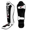 Fighting S2 GEL Power Shin & Instep Guards -Boxing Shop fs2sig wh bk 1