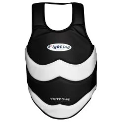 Fighting Tri-Tech Body Protector -Boxing Shop fspbp bk wh 2