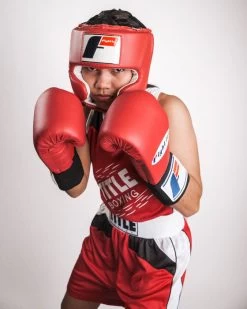 Fighting USA Boxing Competition Headgear With Cheeks -Boxing Shop fsuch rd