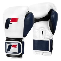 Fighting Force Leather Bag Gloves -Boxing Shop ftgfbg wh bl bk 2 1