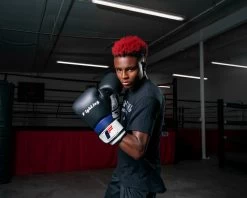 Fighting Ferocity Leather Training Gloves -Boxing Shop ftgtg bk 2 1