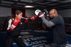 TITLE Boxing Gel World Contoured Punch Mitts -Boxing Shop gcppm