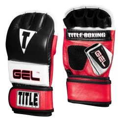 TITLE Boxing Gel Incensed Wristband Heavy Bag Gloves -Boxing Shop giwhbg2 bk wh rd 02