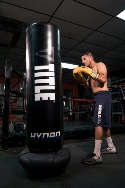 TITLE Boxing Hydro-Flex H2O Bounce Back Freestanding Heavy Bag -Boxing Shop hbbfshb