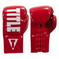 TITLE Boxing Inferno Intensity Lace Training Gloves -Boxing Shop itgli rd wh 001