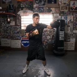 TITLE Boxing Inferno Intensity Lace Training Gloves -Boxing Shop itgli ace bk gd 3 1