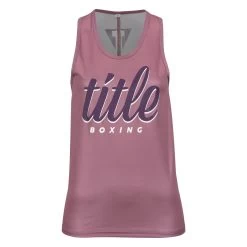 TITLE Boxing Script Racerback Women's Tank -Boxing Shop lta8 pr 1 1