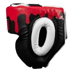 TITLE Boxing Gel Lava Leather Series Headgear -Boxing Shop mlvlhg bk wh rd 3 1