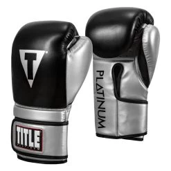 TITLE Platinum Prolific Training Gloves -Boxing Shop pltg sv bk 2 2