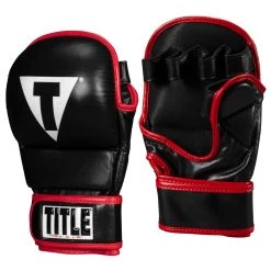 TITLE MMA Perform Safe Spar Glove 2.0 -Boxing Shop pssg2 bk rd 02