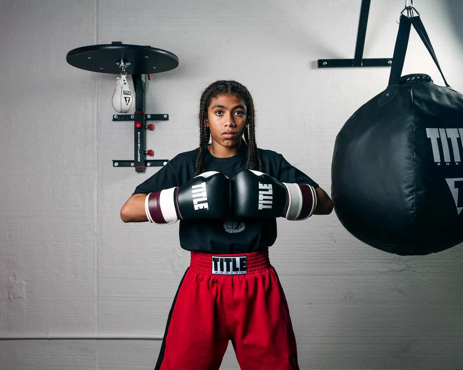 TITLE Boxing Fold-Away Adjustable Speed Bag Platform 2.0 4 TITLE Boxing Fold-Away Adjustable Speed Bag Platform 2.0 - Image 2