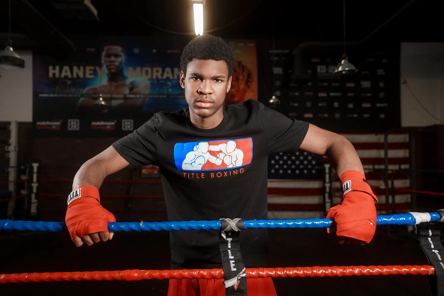 TITLE Boxing RWB Boxing Logo Tee 4 TITLE Boxing RWB Boxing Logo Tee - Image 2