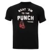 TITLE Boxing Beat Em To The Punch Tee -Boxing Shop tbts204 bk 1 1