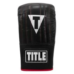 TITLE Boxing Professional Old School Leather Bag Gloves 3.0 -Boxing Shop tlsbg3 bk 03