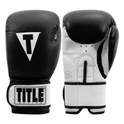 TITLE Premier Leather Super Bag Gloves 2.0 -Boxing Shop tsbg2 bk wh 001 1 1