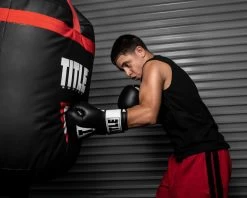 TITLE Premier Leather Super Bag Gloves 2.0 -Boxing Shop tsbg2 bk 1 1