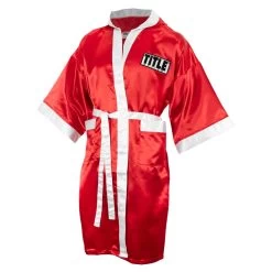 TITLE Boxing Full Length Robe -Boxing Shop tsrfl rd wh 01 1 6