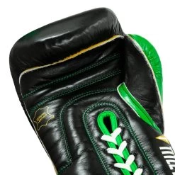 WBC By TITLE Boxing Sparring Gloves -Boxing Shop wbcsg bk gn 05