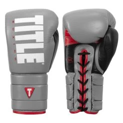 TITLE Boxing Leather Enforcer Pro Sparring Gloves -Boxing Shop xrvcsg sv bk 01