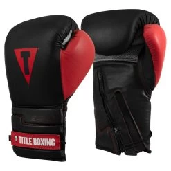TITLE Boxing Z-FLY Bag Gloves -Boxing Shop zflybg bk rd 2 1