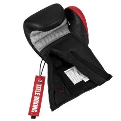 TITLE Boxing Z-FLY Bag Gloves -Boxing Shop zflybg bk rd 6 1